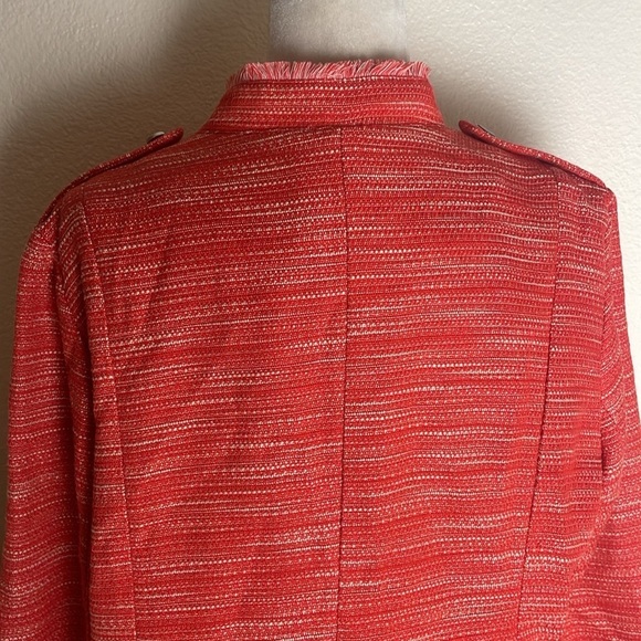 Chico’s - Textured Fringe Jacket - EUC - Picture 10 of 11